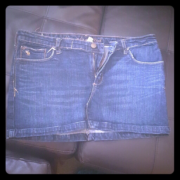 Abercrombie jean skirt