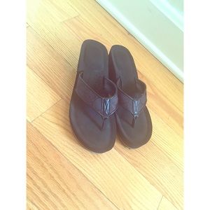 🚫SOLD🚫Coach Wedge Flip Flops!