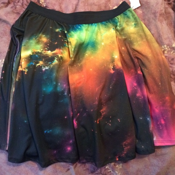 Forever 21 Galaxy Skirt