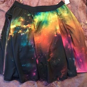 Forever 21 Galaxy Skirt