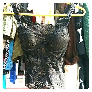 Sexy laser crop top for hitting up fun night