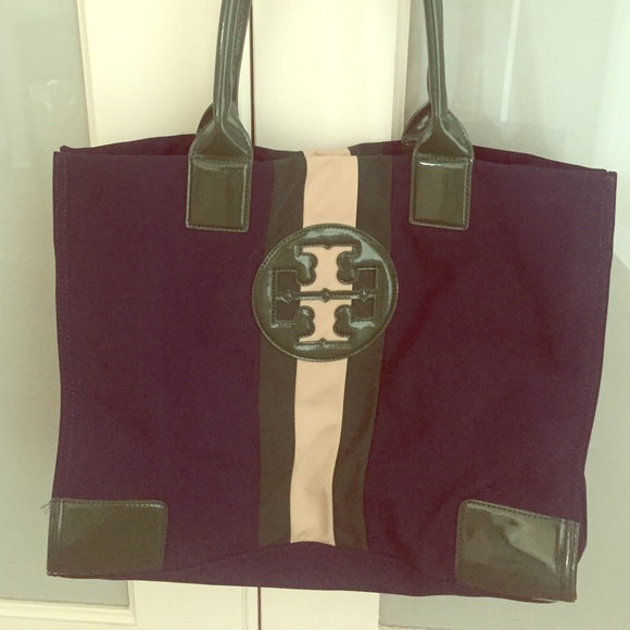 Tory Burch Ella Stripe Tote