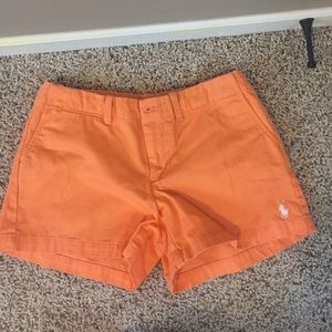 NWOT Ralph Lauren orange shorts