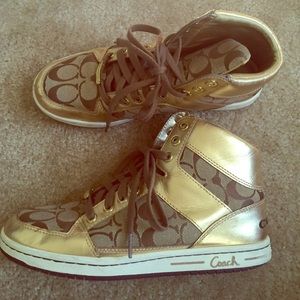 Coach High Top Sneakers.