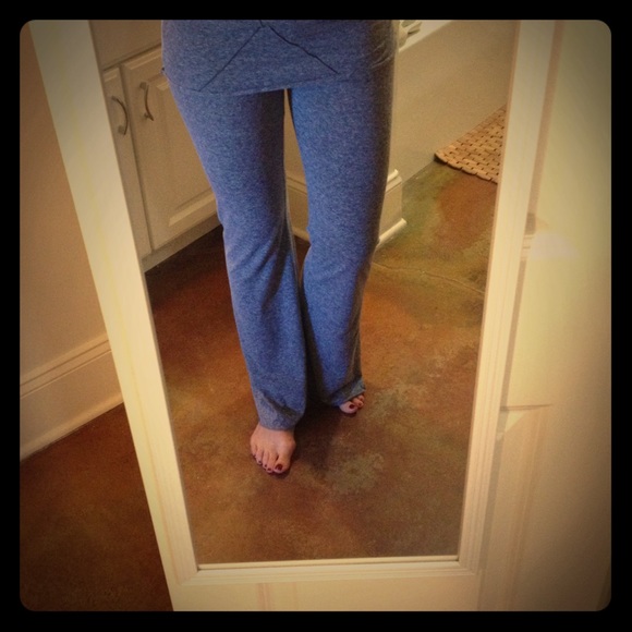 Anthropologie seamed fold over yoga pants
