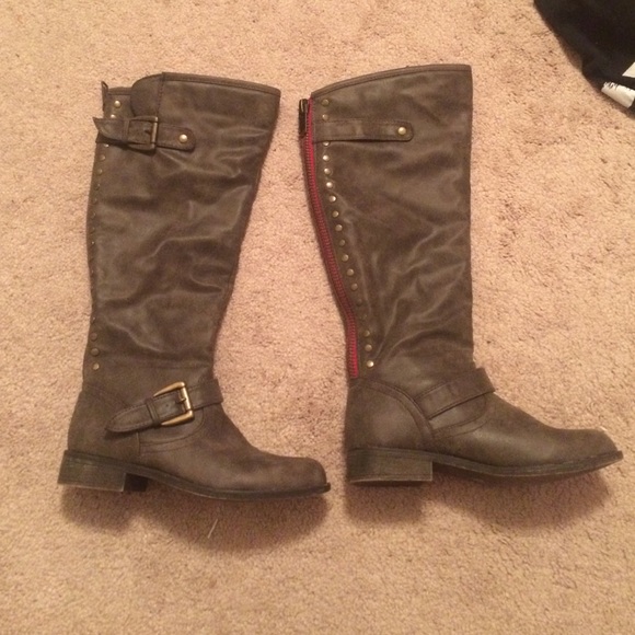 Steve Madden cactus (grey) riding boots