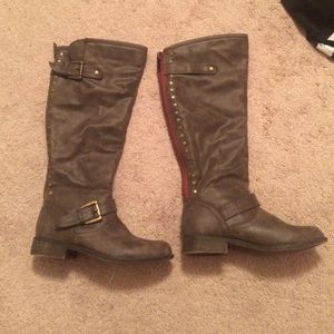 Steve Madden cactus (grey) riding boots