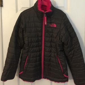 North Face Girls Reversible Coat
