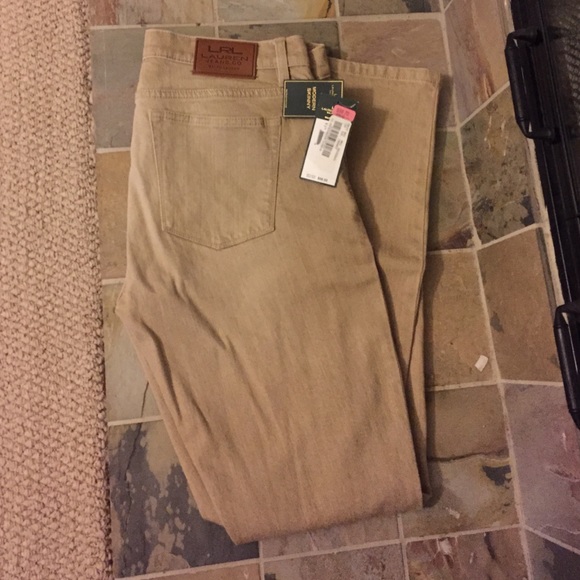 Ralph Lauren tan jeans