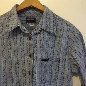 GUESS jeans button down shirt