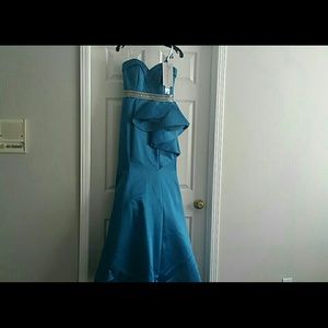 Evening gown by Rachel Allan