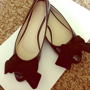 Black Bow flats
