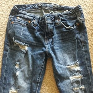 American Eagle slouchy capris