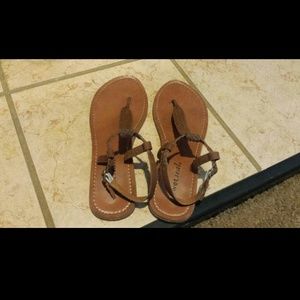 WET SEAL  brown wet seal sandles