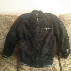 Rocawear leather jacket -Men's Medium