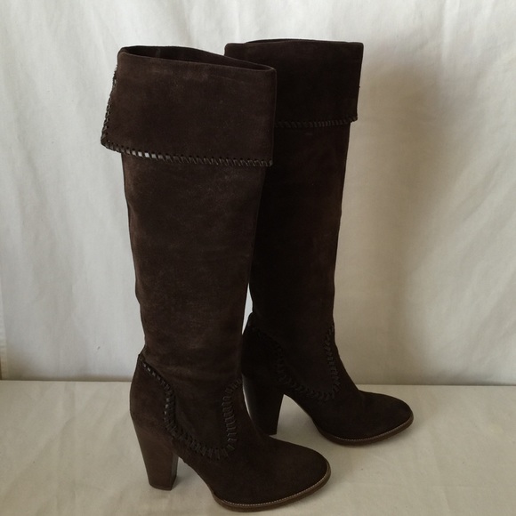 KORS Michael Kors Boots - Kors Michael Kors Brown Suede Tall Boots