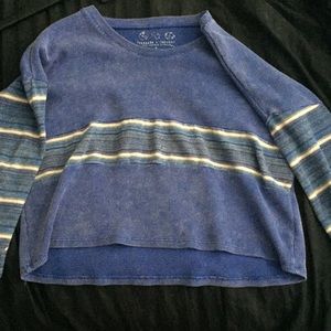 Long sleeve stripe sweater