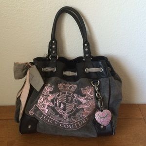 Juicy Couture Handbag-Pink and Grey