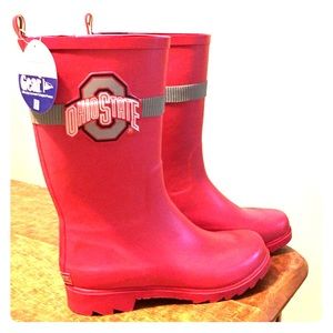 Ohio State rain boots