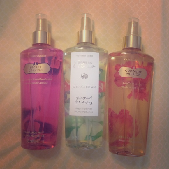 3 Victoria's Secret body sprays