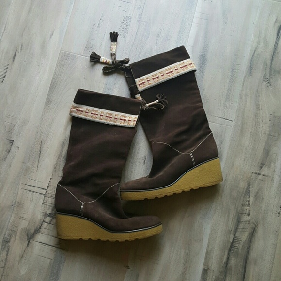 Marc Jacobs wedge boots size 9.5