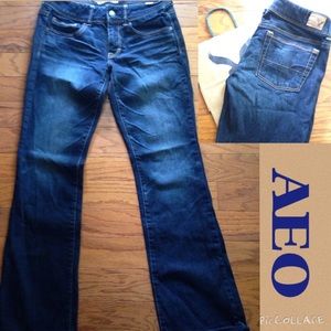 ‼️Last Chance‼️NWOT AEO DARK WASH Stretch Boot Cut