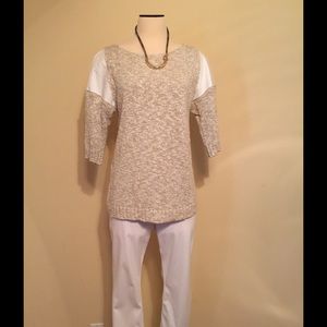 3/4 Sleeve Knit Sweater