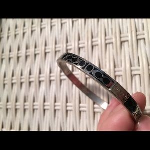Coach thin signature bangle
