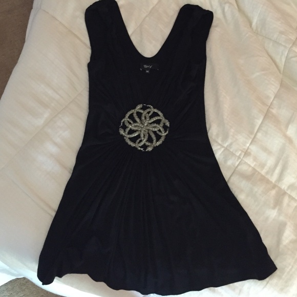 Black and silver jeweled Sky top!