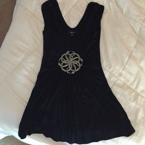 Black and silver jeweled Sky top!