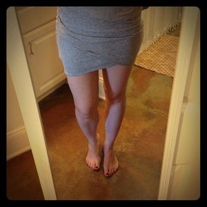 James Perse rauched mini skirt