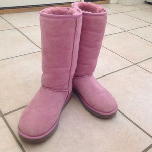 Pink Tall UGGs