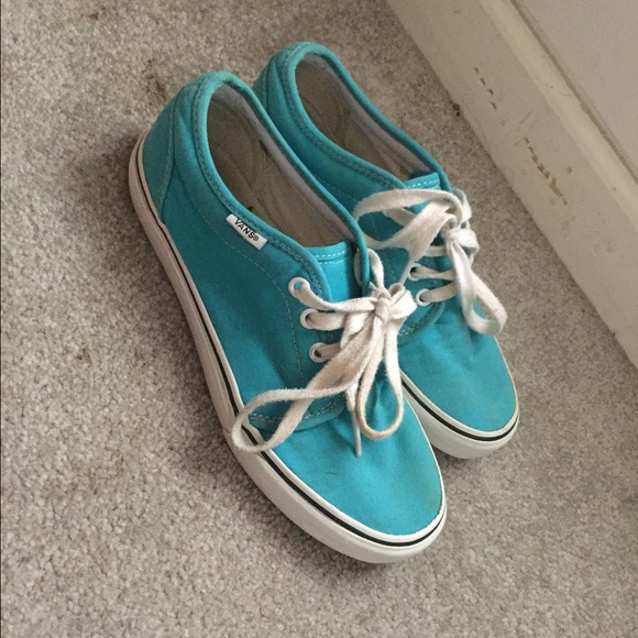 Light blue Vans