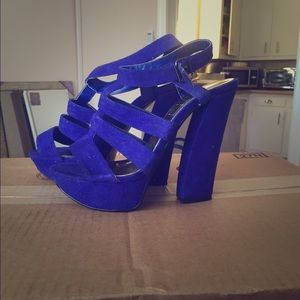 ASOS Blue Heeled Sandal