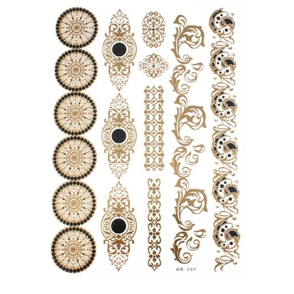 Metallic Temporary Tattoos