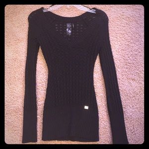 Black guess sweater. Xs