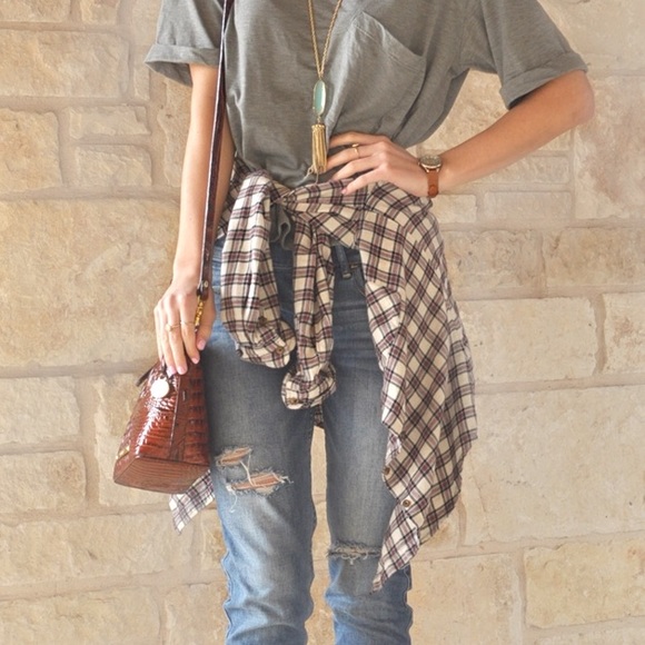 Light gray and white flannel - Picture 2 of 4