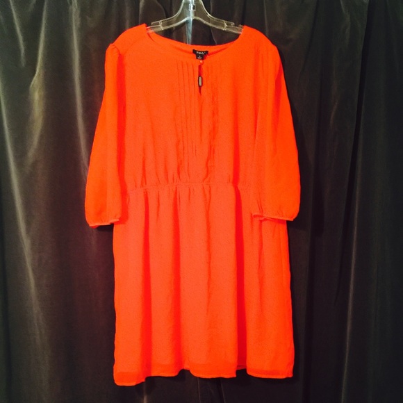 Rhapsody dress in burnt orange