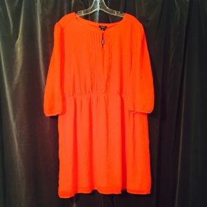 Rhapsody dress in burnt orange