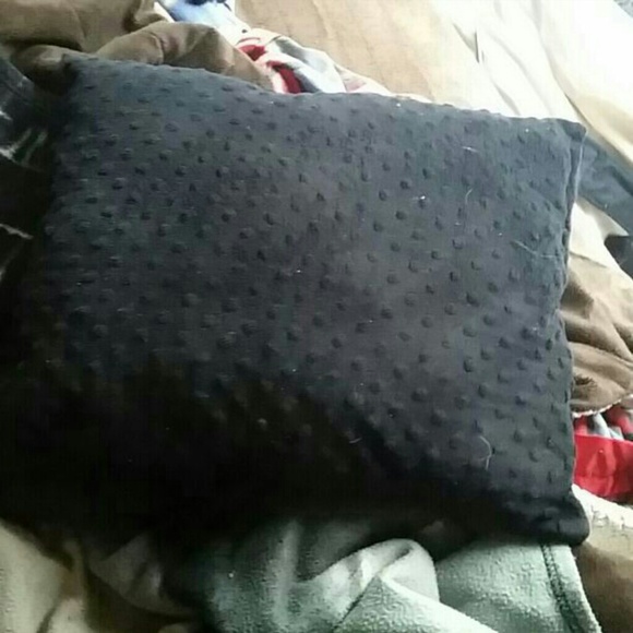Big black soft pillow