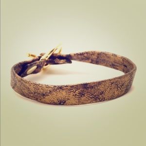 Gorjana Single Leather Bracelet w/ Toggle