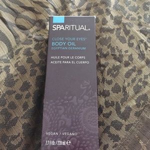 Body oil from spa