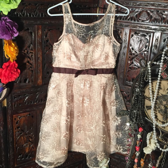 Ryu Lace Overlay Dress NWT