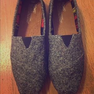Heather grey toms BRAND NEW