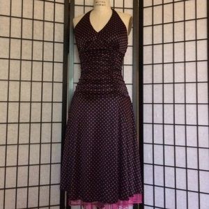 Retro 1950's polka dotted dress