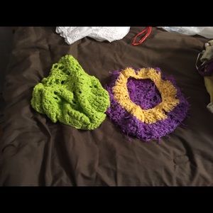 Homemade slouchy beanies