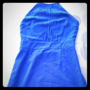 NWOT Cobalt blue short halter dress