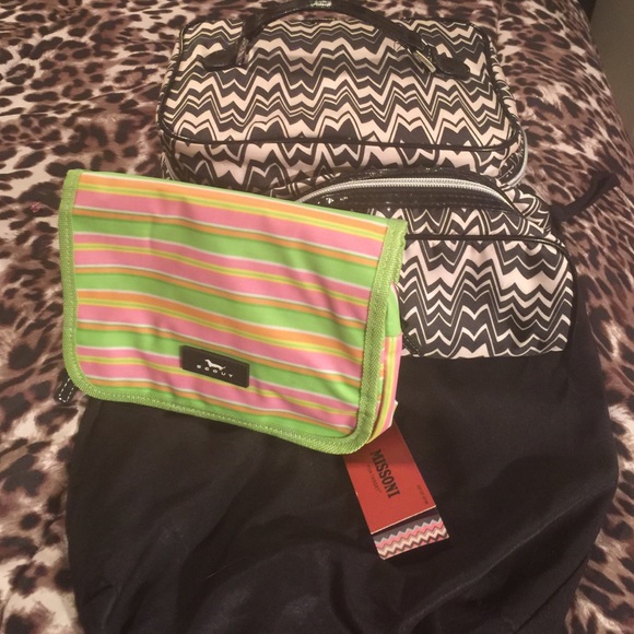 Missoni bundle 3 make up bags beautiful