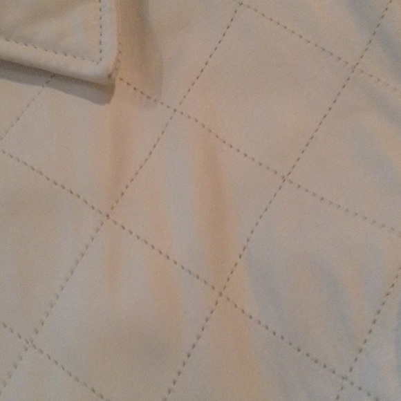 Terry Lewis White Leather Jacket - Picture 3 of 3