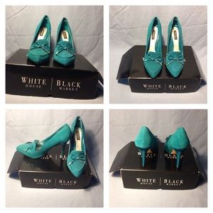 Teal Blue Pumps